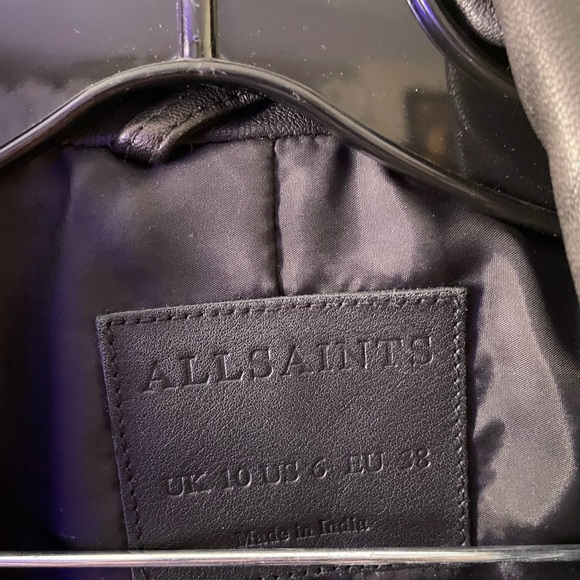All Saints Bales Biker Jacket - Picture 2 of 10